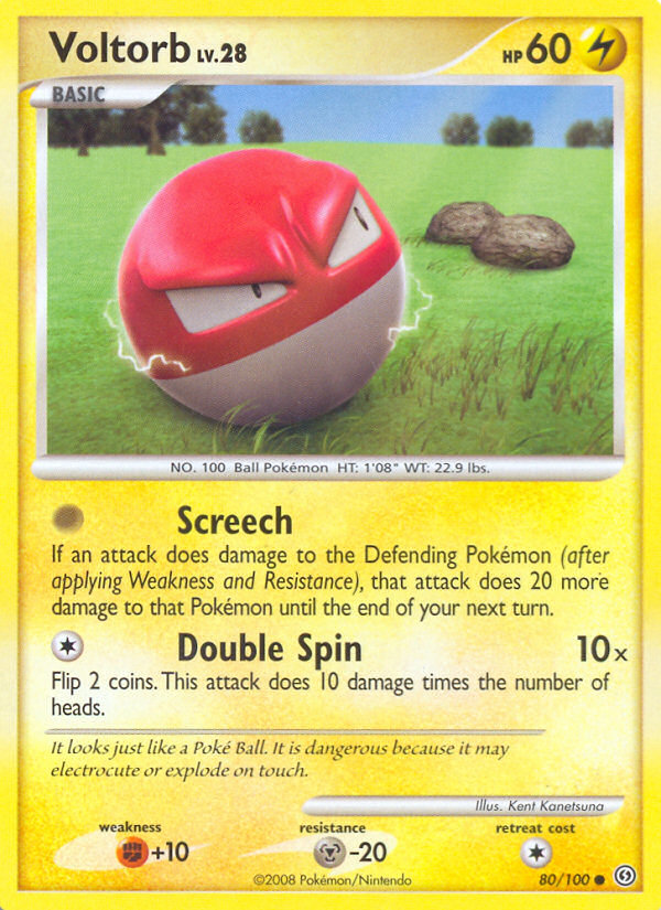 Voltorb (80/100) [Diamond & Pearl: Stormfront] | Good Games Cannington