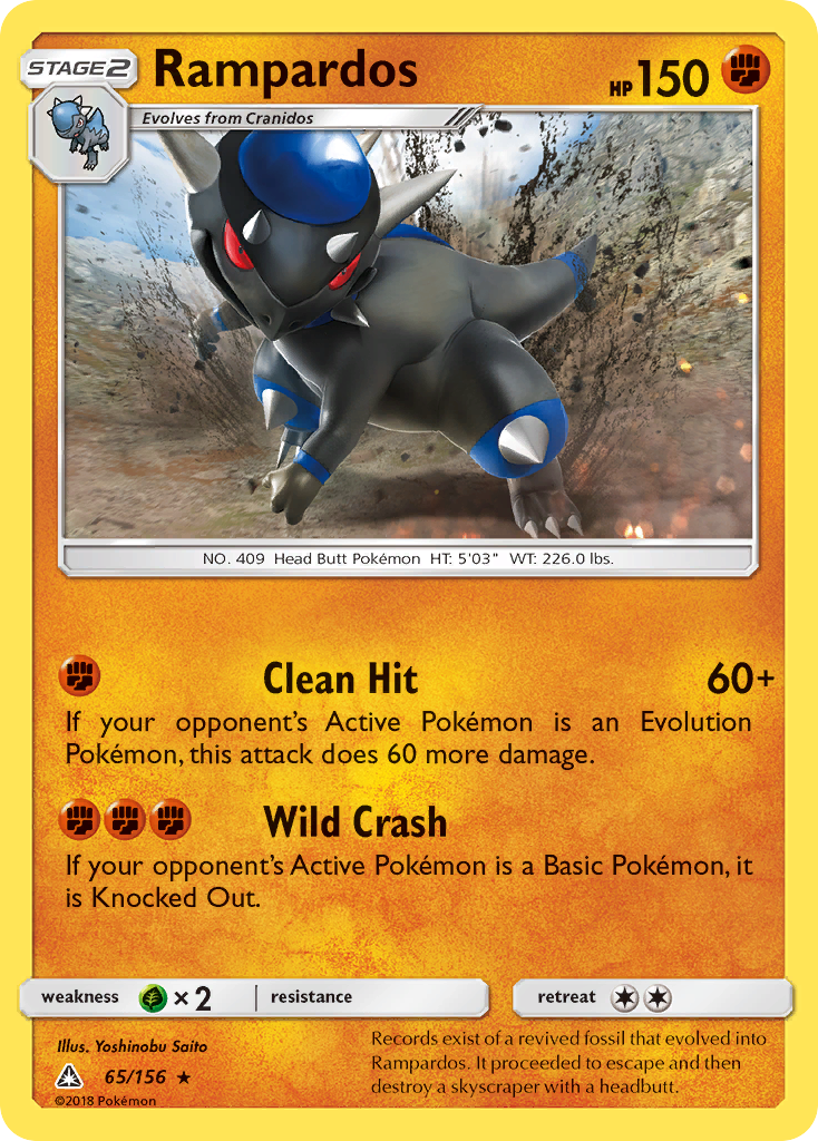 Rampardos (65/156) [Sun & Moon: Ultra Prism] | Good Games Cannington