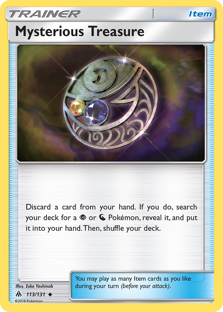 Mysterious Treasure (113/131) [Sun & Moon: Forbidden Light] | Good Games Cannington