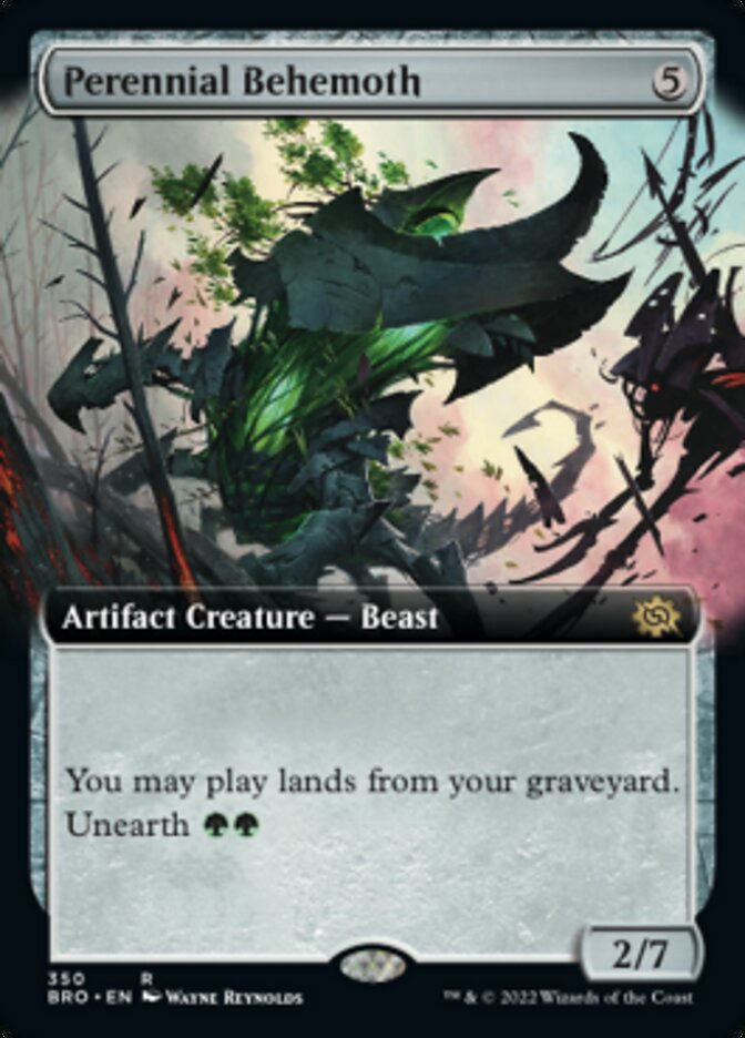 Perennial Behemoth (Extended Art) [The Brothers' War] | Good Games Cannington