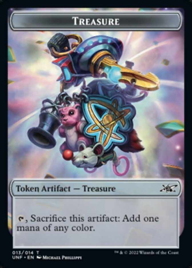 Treasure (013) Token [Unfinity Tokens] | Good Games Cannington