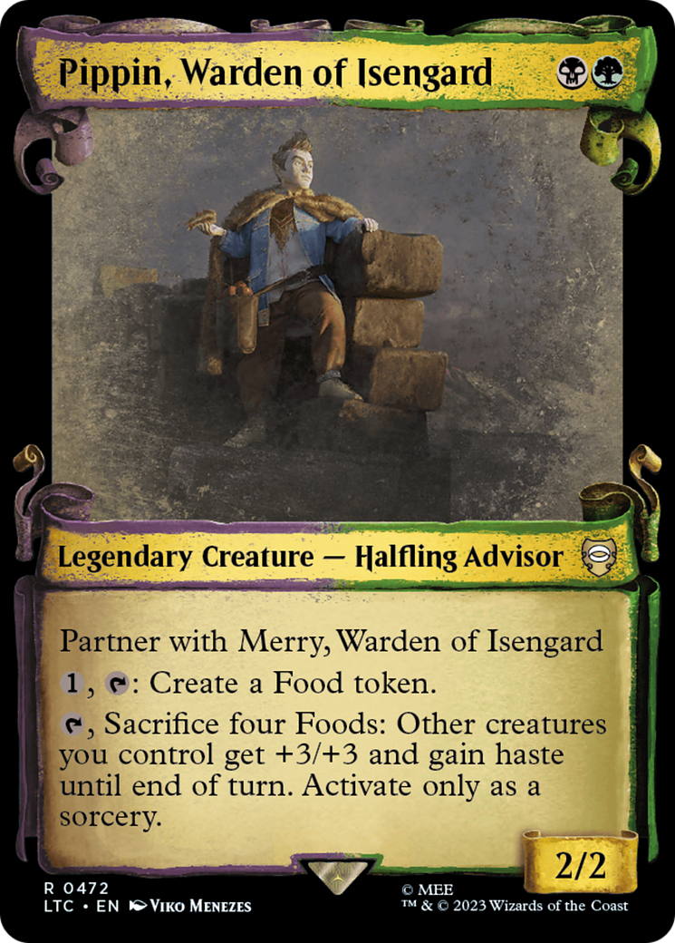 Pippin, Warden of Isengard [The Lord of the Rings: Tales of Middle-Earth Commander Showcase Scrolls] | Good Games Cannington