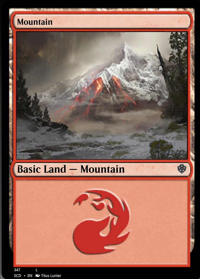 Mountain (347) [Starter Commander Decks] | Good Games Cannington