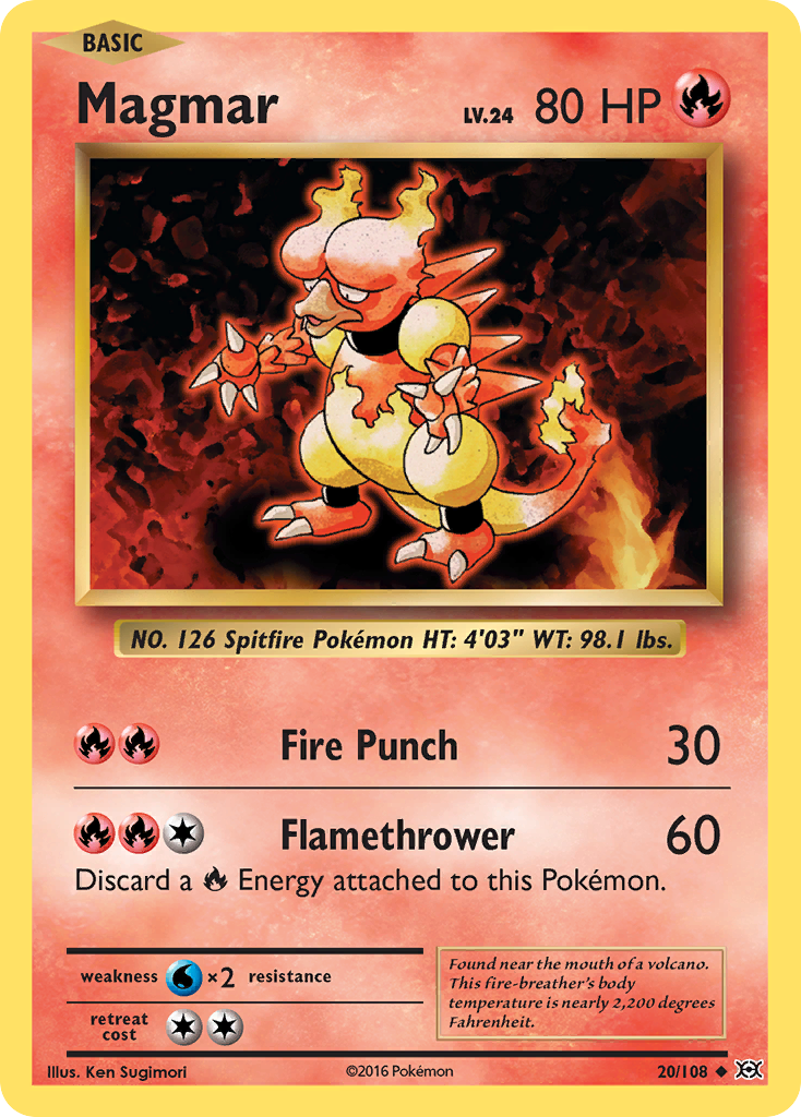 Magmar (20/108) [XY: Evolutions] | Good Games Cannington