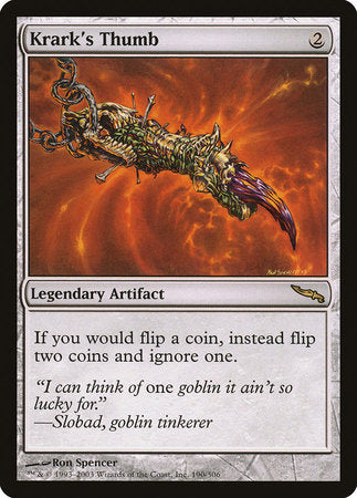 Krark's Thumb [Mirrodin] | Good Games Cannington