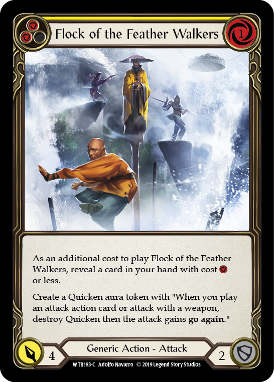Flock of the Feather Walkers (Yellow) [WTR183-C] Alpha Print Normal | Good Games Cannington