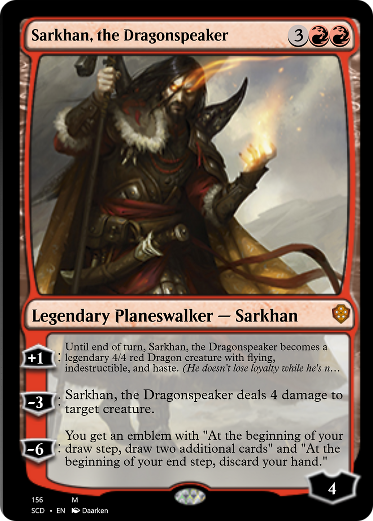 Sarkhan, the Dragonspeaker [Starter Commander Decks] | Good Games Cannington