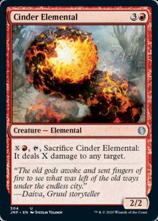 Cinder Elemental [Jumpstart] | Good Games Cannington