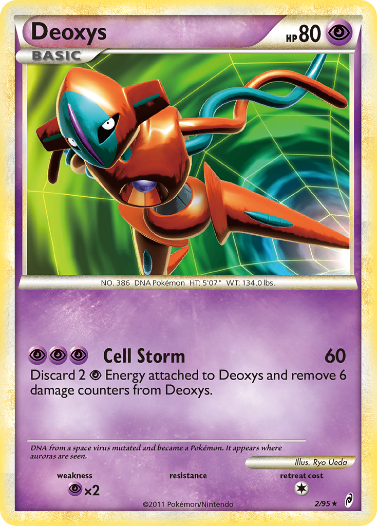 Deoxys (2/95) [HeartGold & SoulSilver: Call of Legends] | Good Games Cannington
