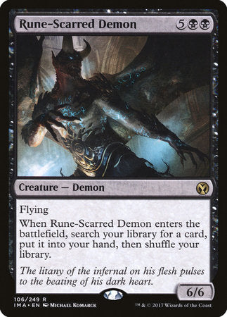 Rune-Scarred Demon [Iconic Masters] | Good Games Cannington