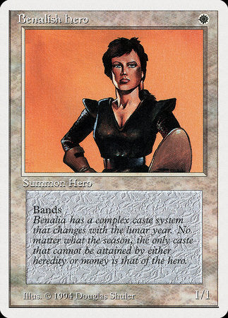 Benalish Hero [Summer Magic / Edgar] | Good Games Cannington