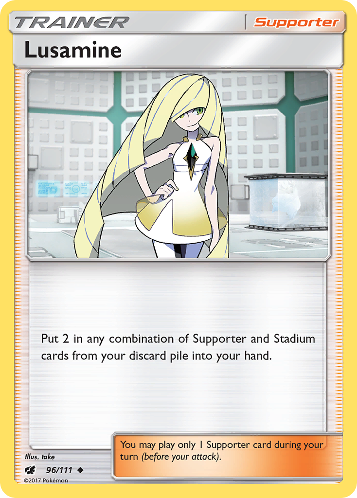 Lusamine (96/111) [Sun & Moon: Crimson Invasion] | Good Games Cannington