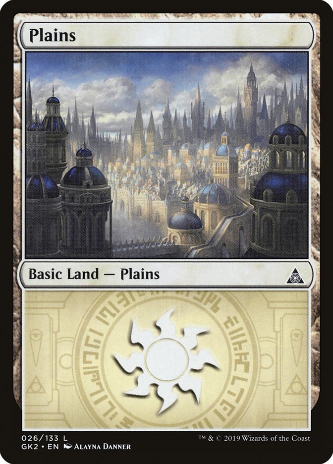 Plains (26) [Ravnica Allegiance Guild Kit] | Good Games Cannington