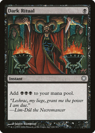 Dark Ritual [Coldsnap Theme Decks] | Good Games Cannington
