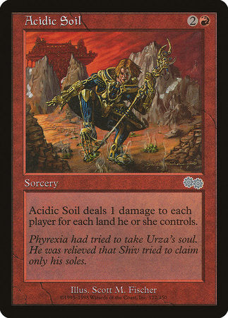 Acidic Soil [Urza's Saga] | Good Games Cannington