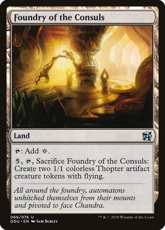 Foundry of the Consuls [Duel Decks: Elves vs. Inventors] | Good Games Cannington