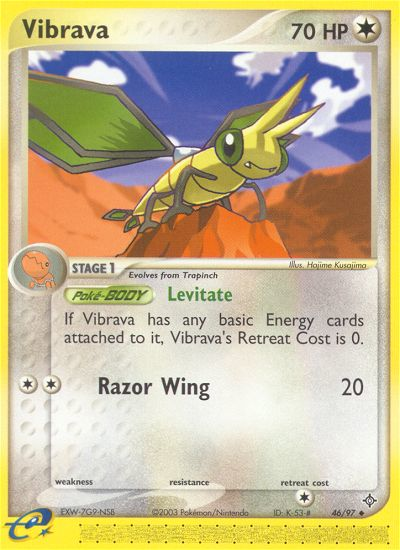 Vibrava (46/97) [EX: Dragon] | Good Games Cannington