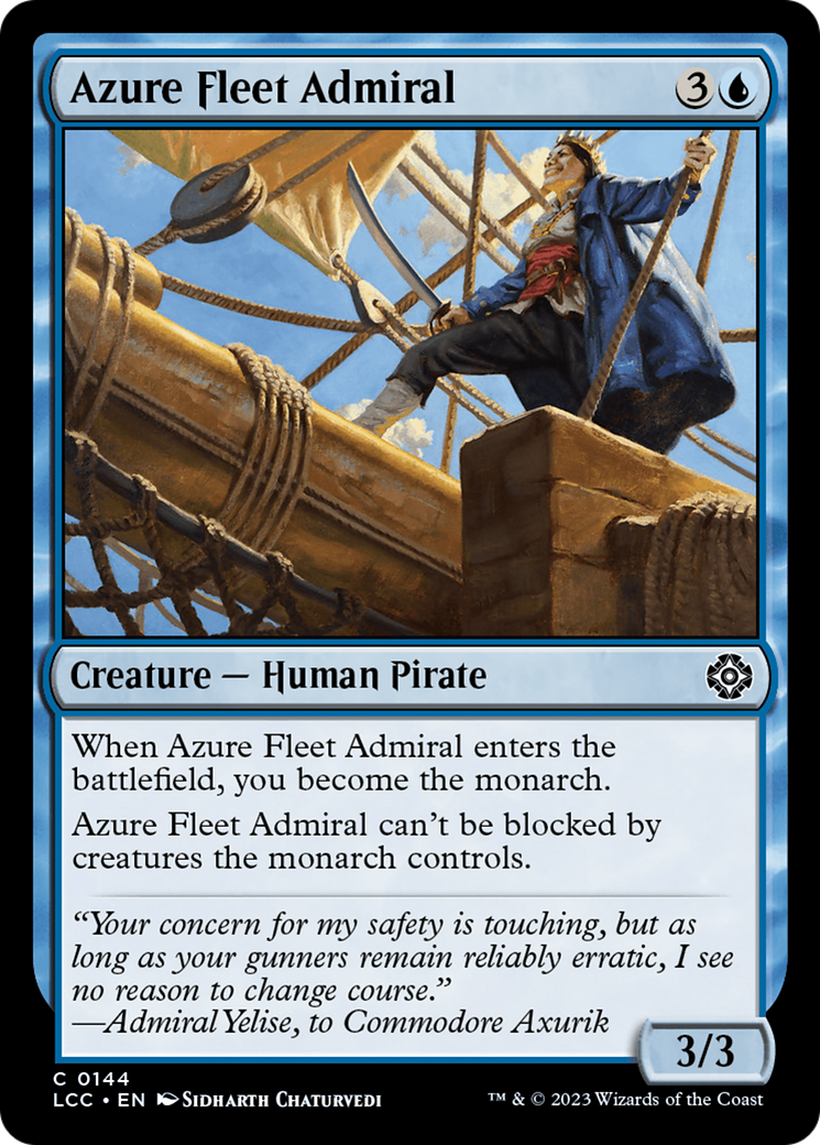 Azure Fleet Admiral [The Lost Caverns of Ixalan Commander] | Good Games Cannington