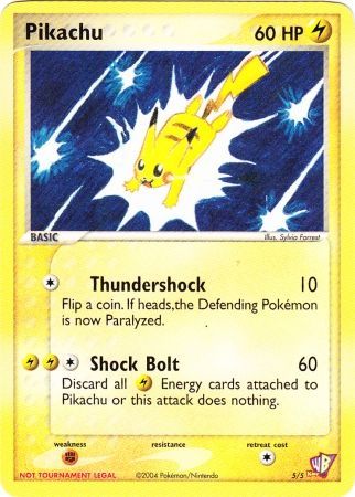 Pikachu (5/5) [Kids WB Promos] | Good Games Cannington