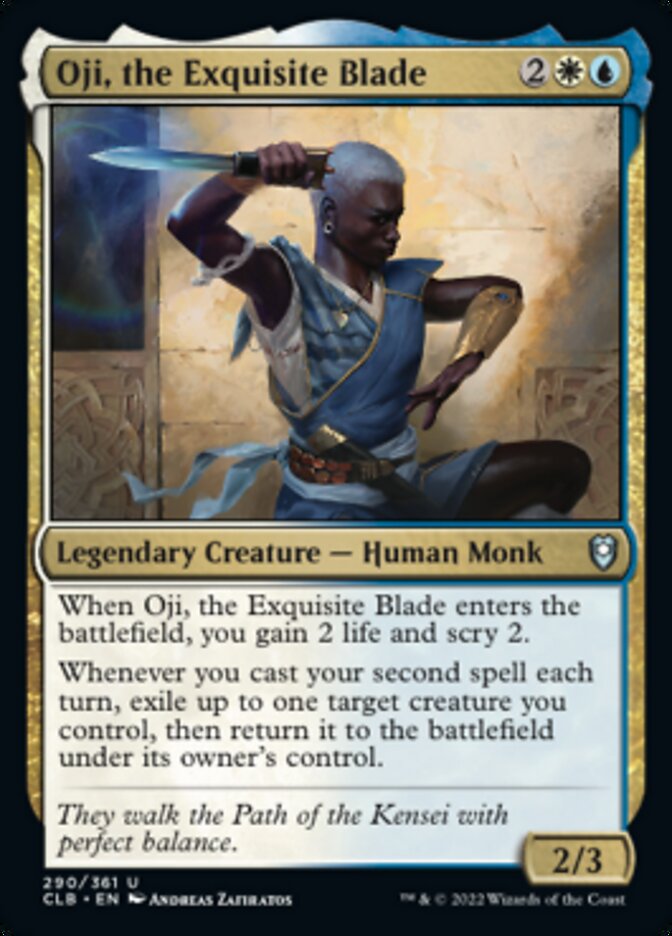 Oji, the Exquisite Blade [Commander Legends: Battle for Baldur's Gate] | Good Games Cannington