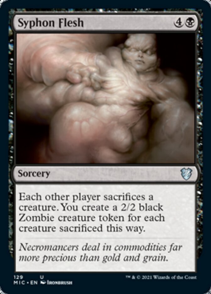 Syphon Flesh [Innistrad: Midnight Hunt Commander] | Good Games Cannington