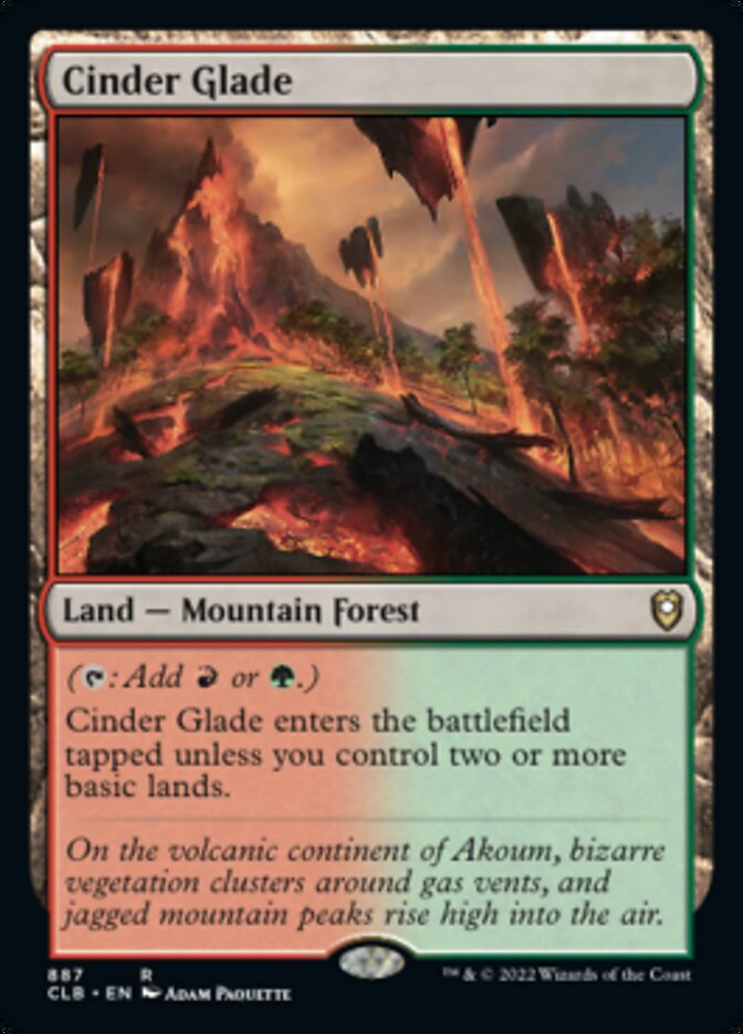 Cinder Glade [Commander Legends: Battle for Baldur's Gate] | Good Games Cannington