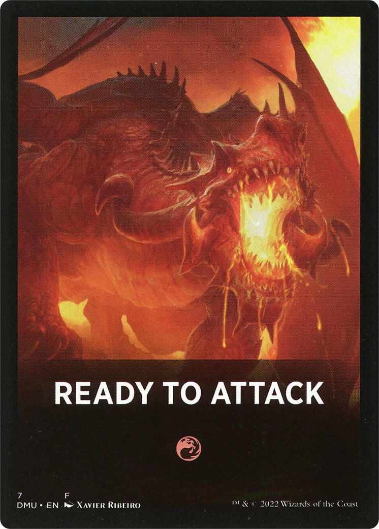Ready to Attack Theme Card [Dominaria United Tokens] | Good Games Cannington