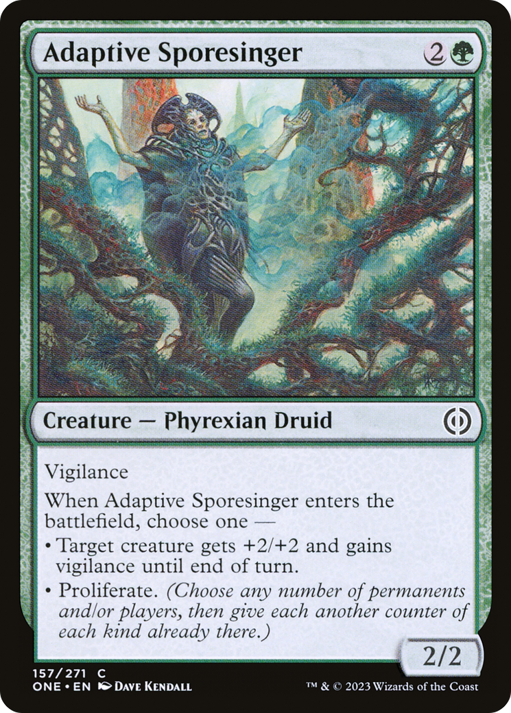 Adaptive Sporesinger [Phyrexia: All Will Be One] | Good Games Cannington