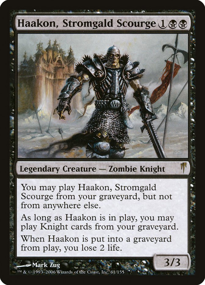 Haakon, Stromgald Scourge [Coldsnap] | Good Games Cannington