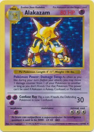 Alakazam (1/102) [Base Set Shadowless Unlimited] | Good Games Cannington