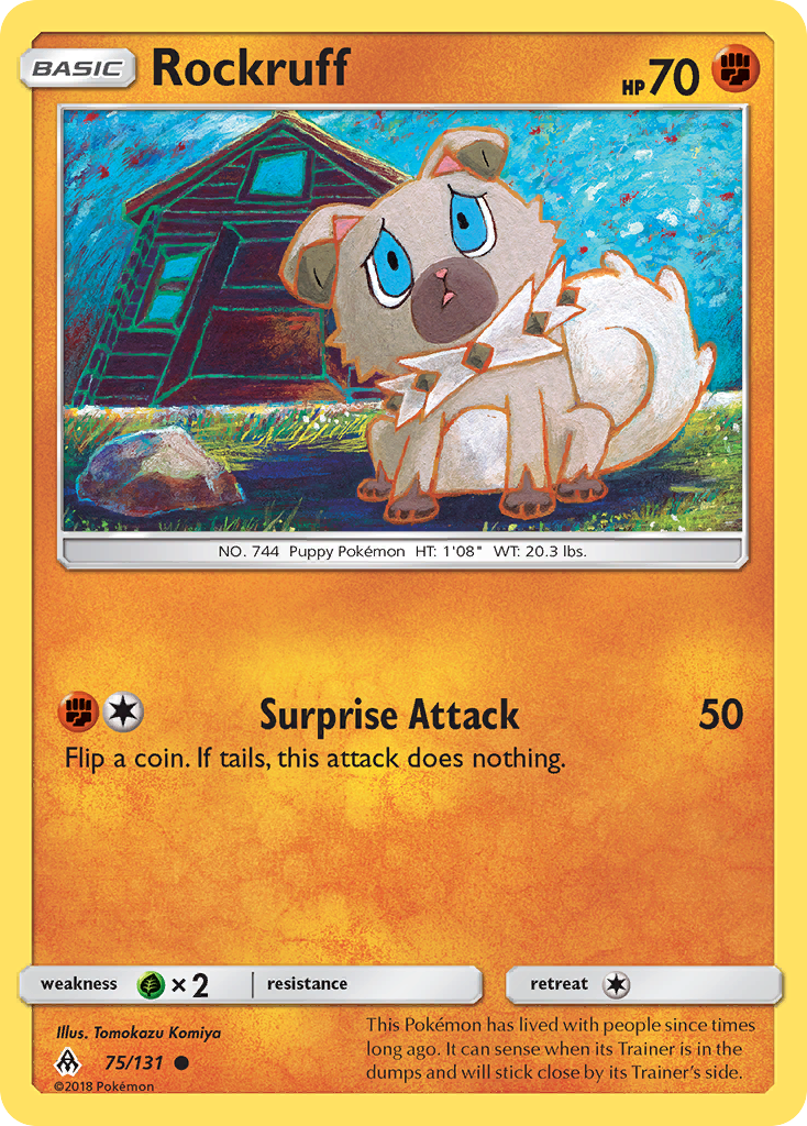 Rockruff (75/131) [Sun & Moon: Forbidden Light] | Good Games Cannington
