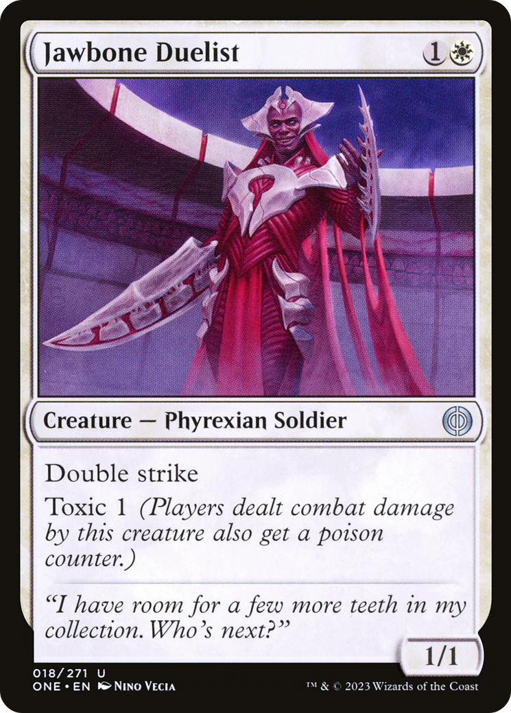 Jawbone Duelist [Phyrexia: All Will Be One] | Good Games Cannington