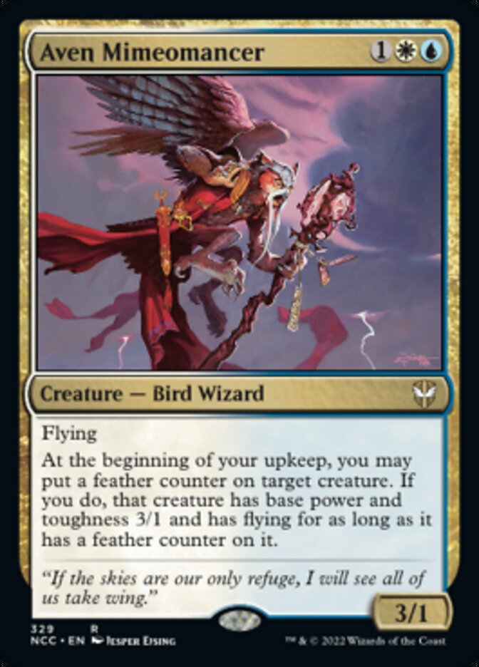 Aven Mimeomancer [Streets of New Capenna Commander] | Good Games Cannington