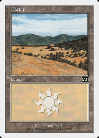 Plains (334) [Classic Sixth Edition] | Good Games Cannington