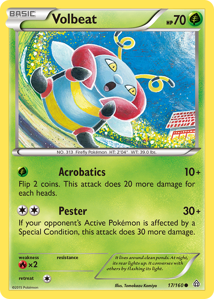 Volbeat (17/160) [XY: Primal Clash] | Good Games Cannington