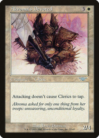 Akroma's Devoted [Legions] | Good Games Cannington