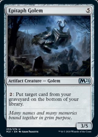 Epitaph Golem [Core Set 2021] | Good Games Cannington