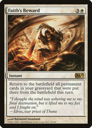 Faith's Reward [Magic 2013] | Good Games Cannington