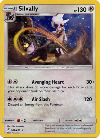 Silvally (184/236) (Cosmos Holo) [Sun & Moon: Unified Minds] | Good Games Cannington