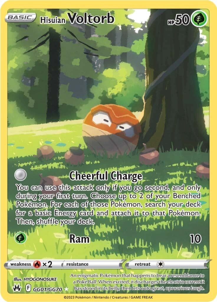 Hisuian Voltorb (GG01/GG70) [Sword & Shield: Crown Zenith] | Good Games Cannington