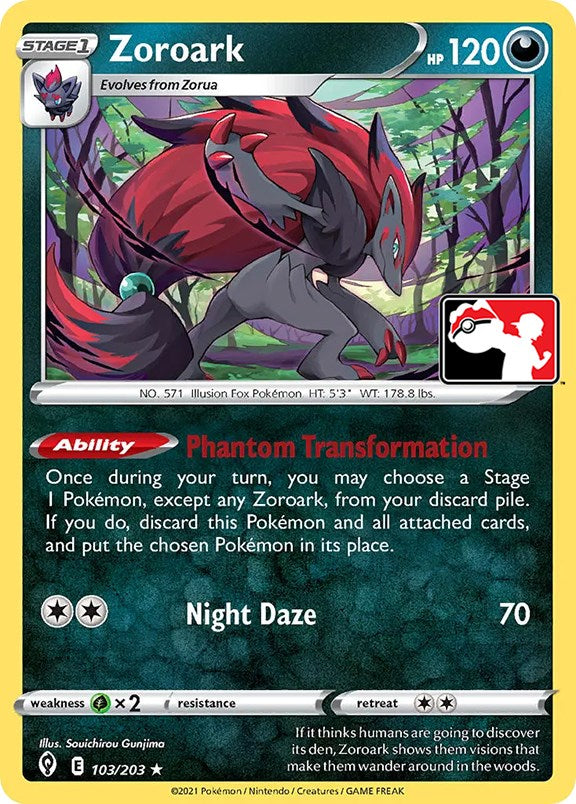 Zoroark (103/203) [Prize Pack Series One] | Good Games Cannington