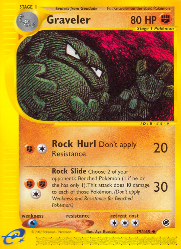 Graveler (79/165) [Expedition: Base Set] | Good Games Cannington