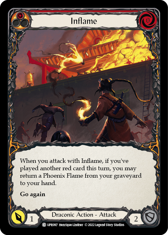 Inflame [UPR097] (Uprising)  Rainbow Foil | Good Games Cannington