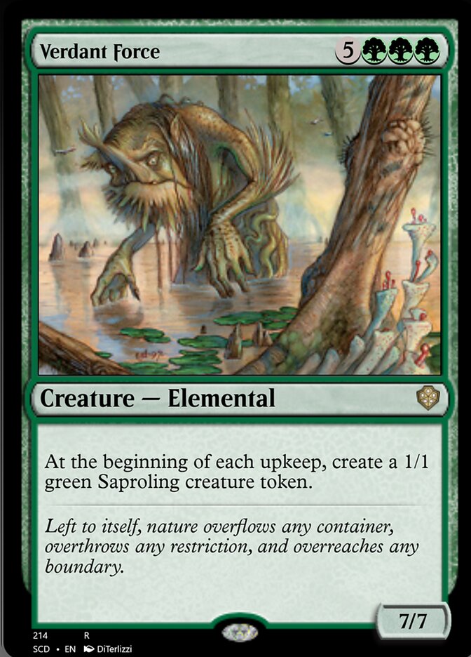 Verdant Force [Starter Commander Decks] | Good Games Cannington
