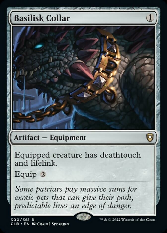 Basilisk Collar [Commander Legends: Battle for Baldur's Gate] | Good Games Cannington