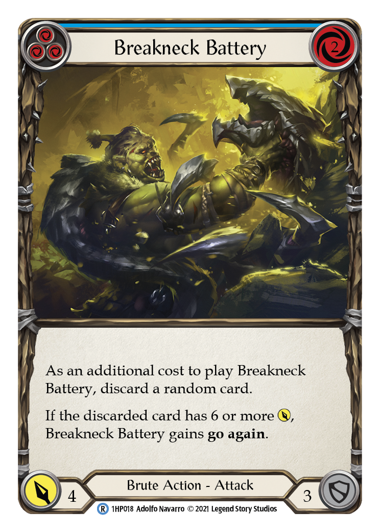 Breakneck Battery (Blue) [1HP018] | Good Games Cannington