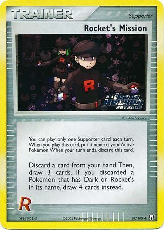 Rocket's Mission (88/109) (Stamped) [EX: Team Rocket Returns] | Good Games Cannington