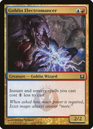 Goblin Electromancer [Return to Ravnica] | Good Games Cannington