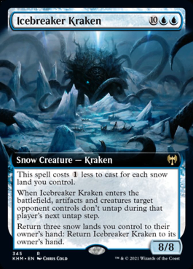Icebreaker Kraken (Extended Art) [Kaldheim] | Good Games Cannington