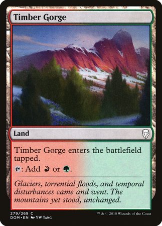 Timber Gorge [Dominaria] | Good Games Cannington